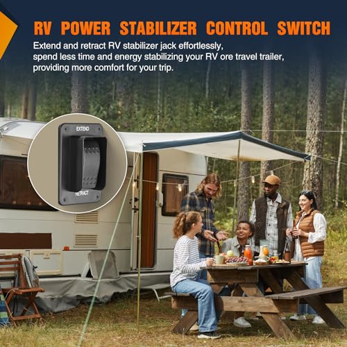 Image of Nilight RV Electric Stabilizer Jack Switch Momentary Waterproof