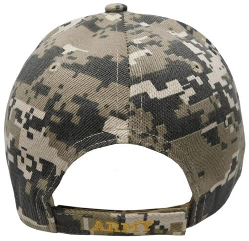 United States Army Veteran CAMO Embroidered Baseball HAT USA Vet Seal Cap A133 miniatura 5
