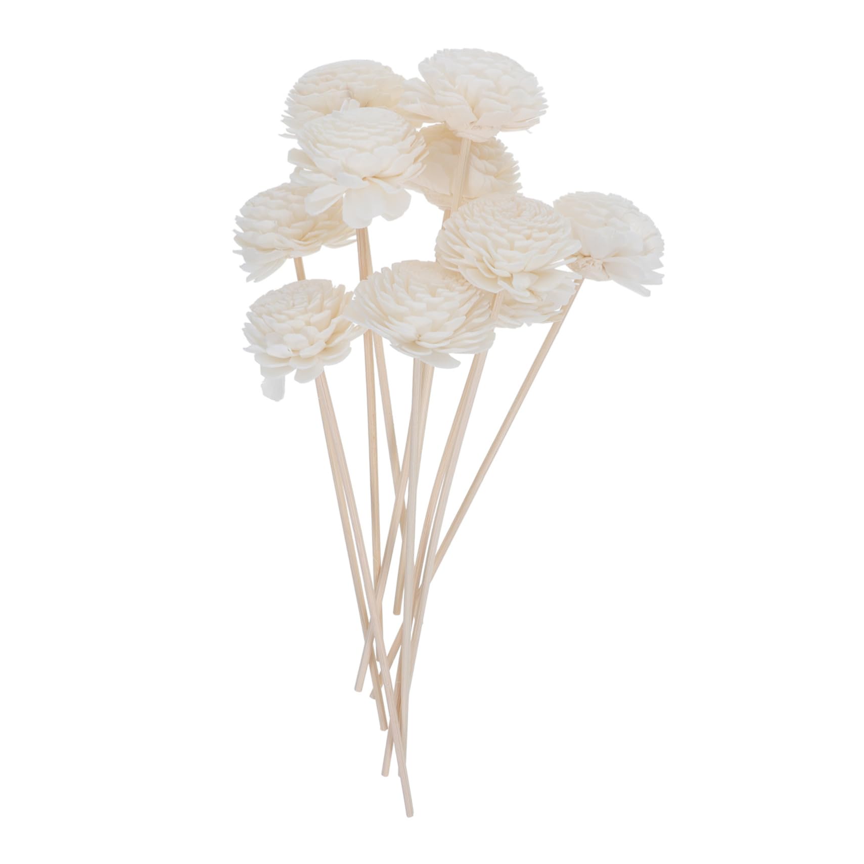 4 Sets künstliche Duftstäbchen, Aroma-Diffusorstäbchen, Ersatzdiffusorstäbchen, Aroma-Stäbchen, ätherisches Öl, Diffusor, Aromadiffus-Stäbchen, Beige, Holz, 10 Stück x 4/1820 (5)