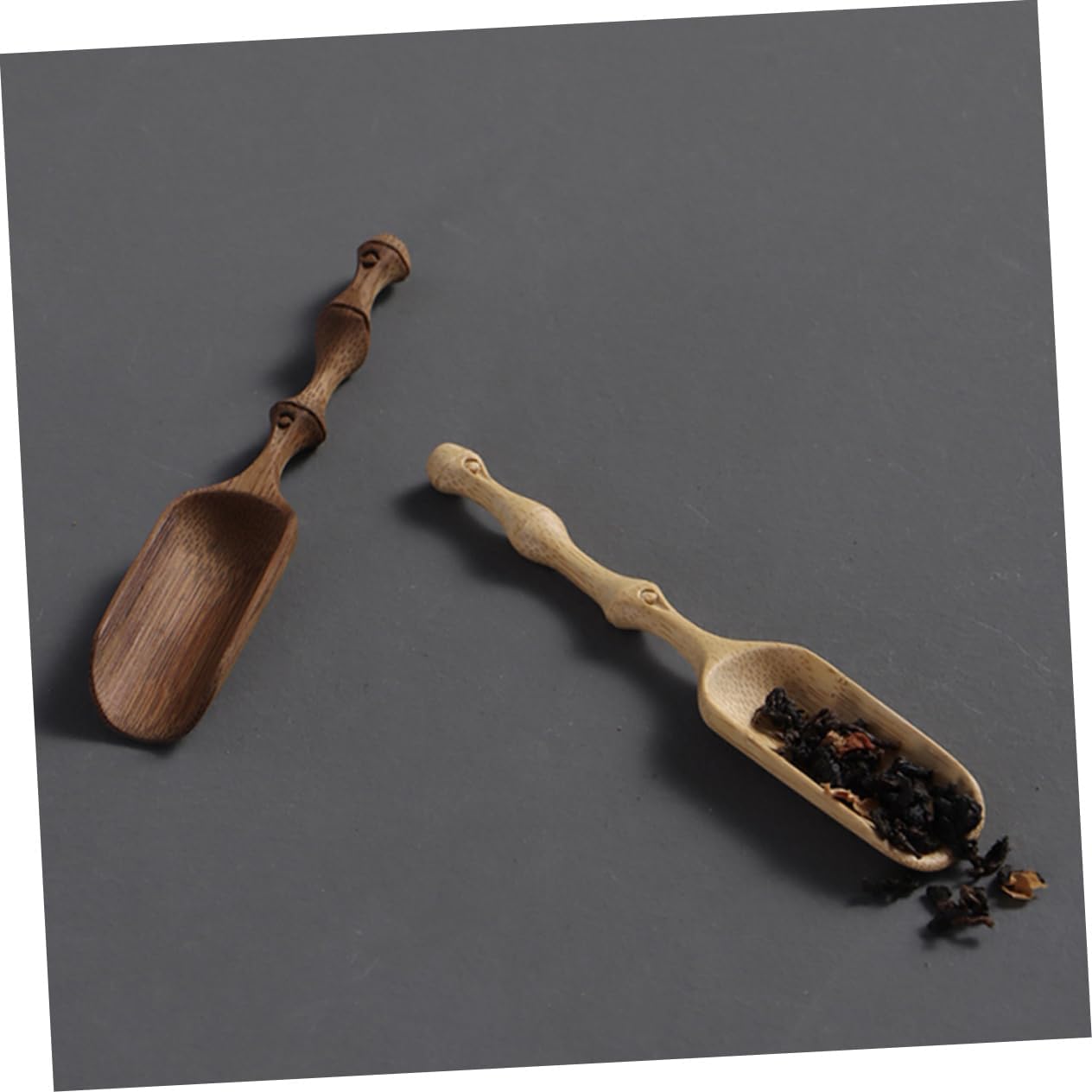 Loose Leaf Tea Scoop Bamboo Tea Shovel Six Gentlemen Tool Elegant Design