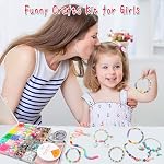 leitait Girls Toys Bracelet Making Kit -3400pcs Beads for Charm Jewelry Making Kit Supplies, Unicorn/Mermaid Crafts Birthday Gifts for Girls Ages 5 6 7 8 9 10 11 12 Years Old