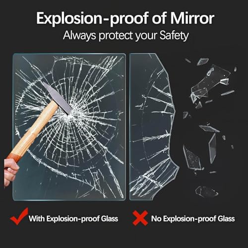 Miroir LED à intensité variable en forme de larme 76x101 cm - 5