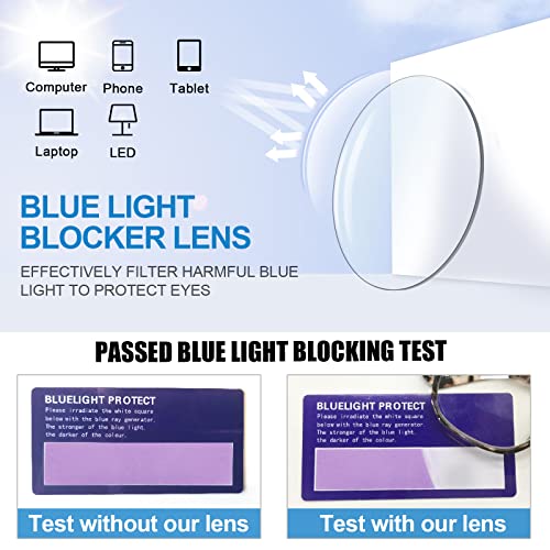 Image of 4 PACKS Blue Light Blocking Reading Glasses Women 1.0 1.25 1.5 1.75 2.0 2.25 2.5 2.75 3.0 3.5 4.0 5.0 6.0