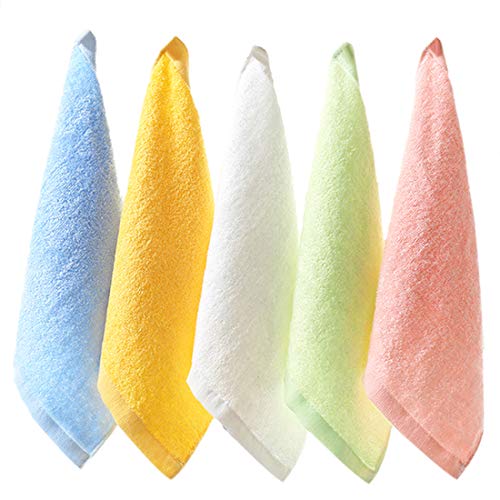 Tosnail 20 Pack Bamboo Fiber Baby Bath Washcloths
