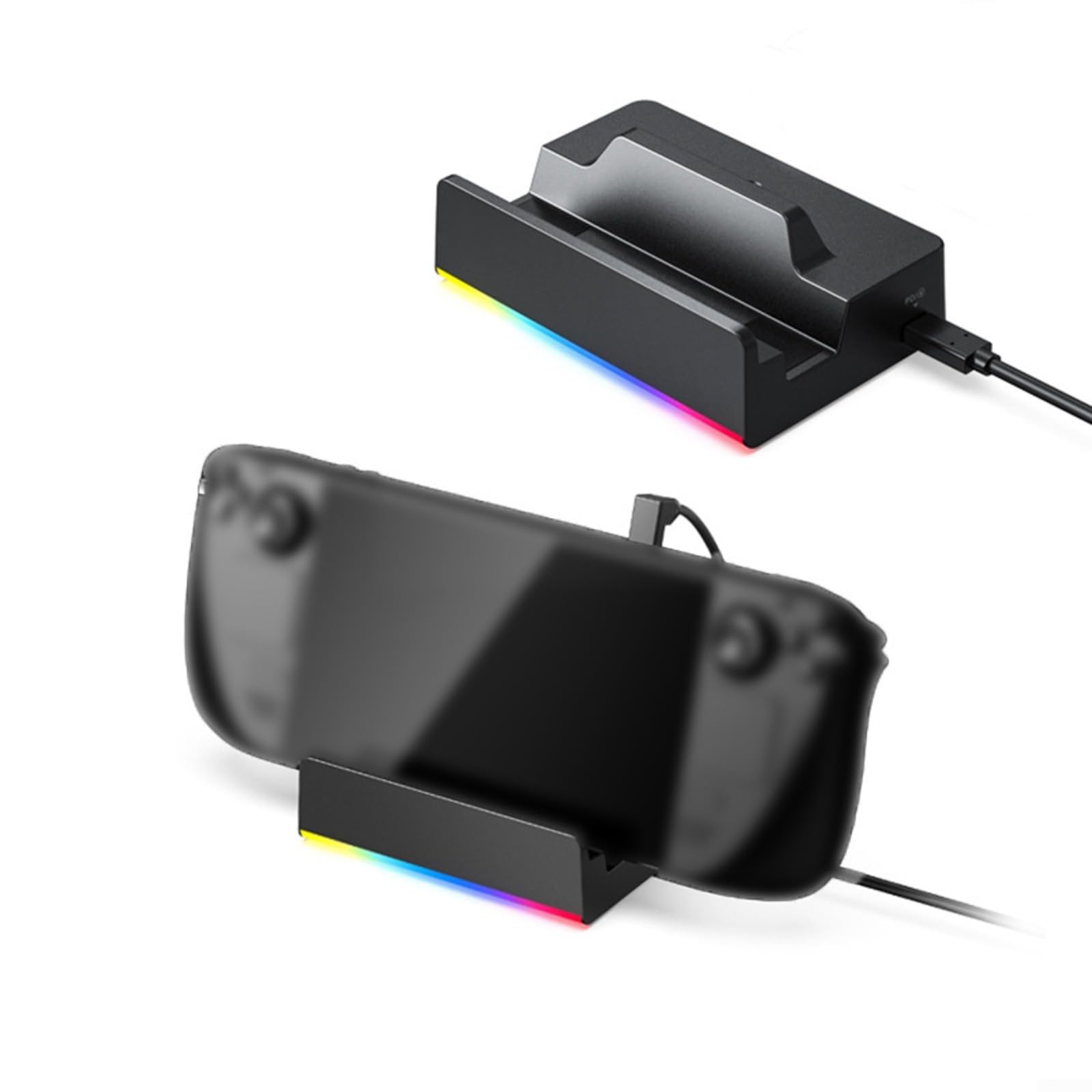 Docking Station, Deck Dock, 5-in-1 con 4K 144Hz, porte USB 3.0, ricarica 100W, compatibile con ROG e per Xbox Ally-X