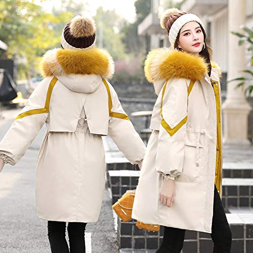 Doudoune femme longue et slim à capuche veste d'hiver légère