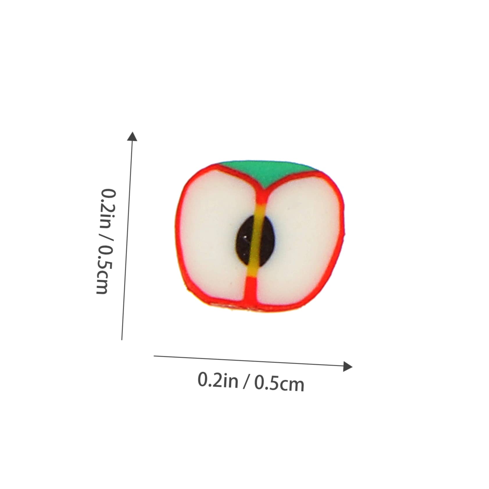 Ipetboom Nail Art Embellishments 2 Boxes of Crystal Mud Toy Polymer Clay Sequins Fruit Paillette Decor for Diy Nail Beauty