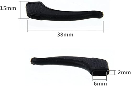 Miniatura 2 de VIEEL 4 pares de almohadillas antideslizantes de silicona para la nariz y 4 pares de ganchos antideslizantes para gafas, gafas de sol, gafas de sol