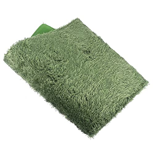 BESPORTBLE Realistic Fake Lawn for Tortoise Habitat Reptile Bedding Accessories Moss Carpet for Reptile Box Absorbent Durable Environment Simulated