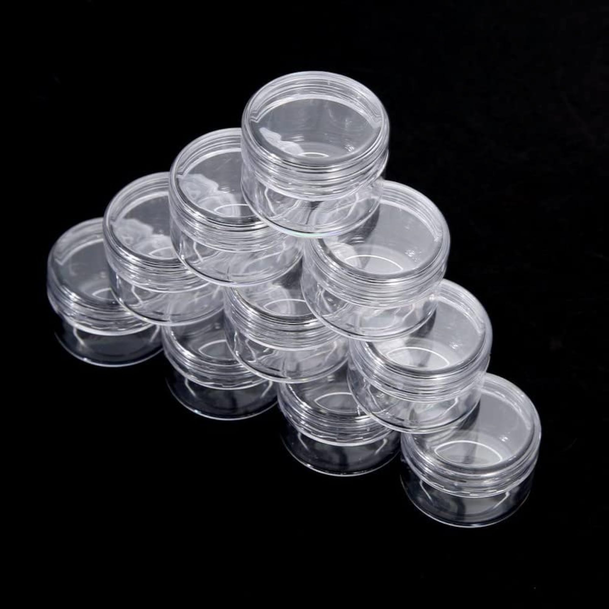 BPA Free Empty Container Transparent -8 Ml-Pack of 12