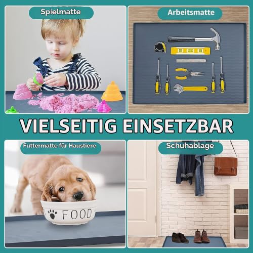 URMONA Silikonmatte für Küchenschrank 55 x 55 cm, Schrankmatte wasserdicht – Ansicht 6