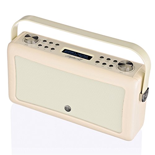 VQ Hepburn Mk II DAB & DAB+ Digital Radio with FM, Bluetooth & Alarm Clock – Cream