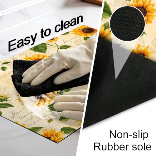 Image of Sunflower Stove Top Covers for Electric Stove, 28.4x20.5 in