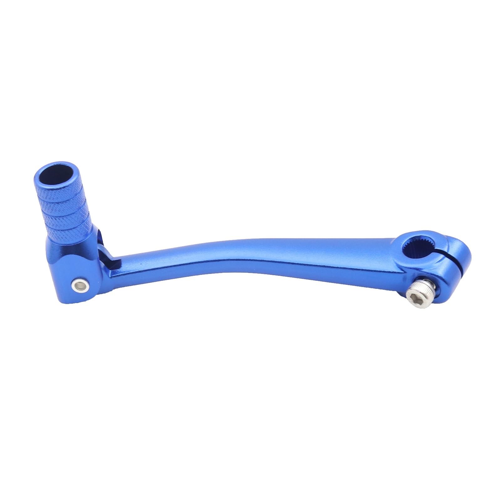 Uecdry Blue Folding Gear Shift Lever Motorcycle Cnc Aluminum Folding Gear Shift Lever For Bosuer 110 125 140 150 160 250Cc Dirt Bike Pit Bikes