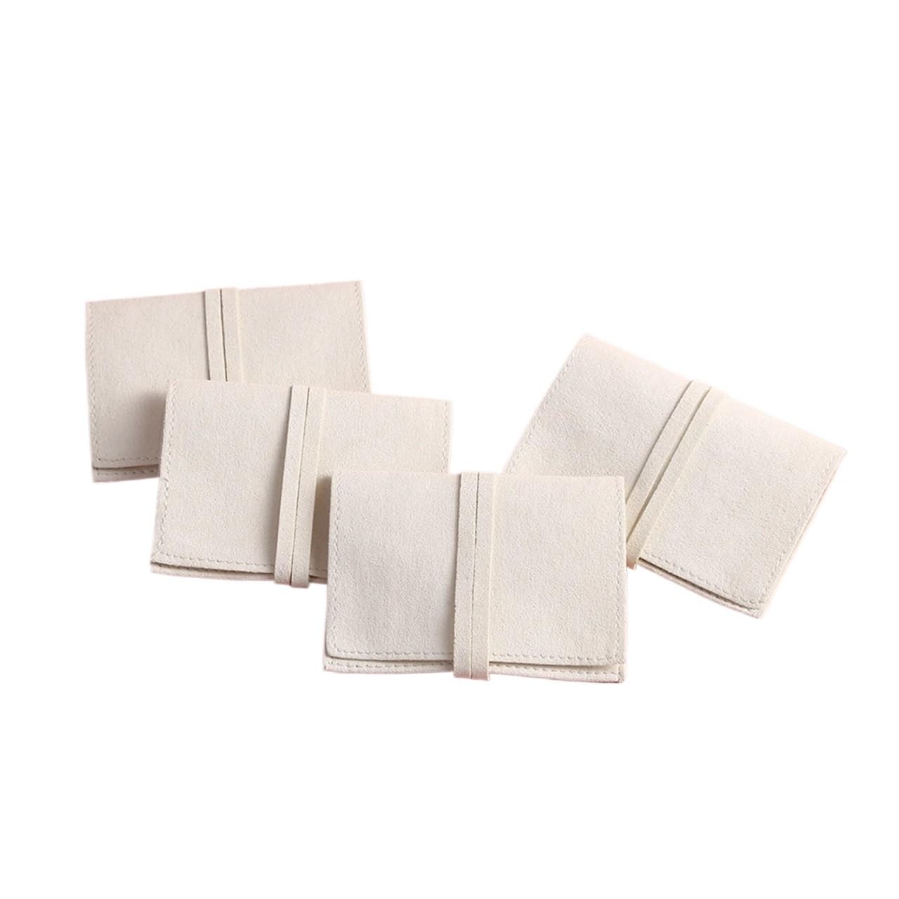 Mlyvax 15pcs Jewellery Bag Microfiber Jewelry Pouch With Ribbon Envelope Gift Packaging Ring Earrings Necklace Bracelet Pendant