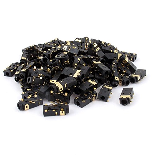 Aexit 100��2.5mm���X�I�[�f�B�I�R�l�N�^6�s��SMT�X�e���I�W���b�NPJ242(Montage sur c-a-rte 100pcs 2.5mm / 6 broches connecteur audio jack stereo CMS PJ24