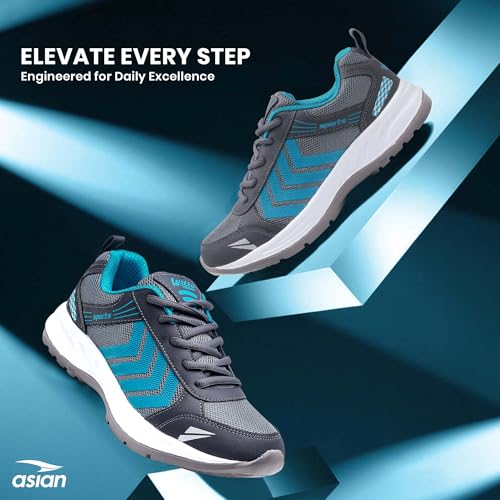 Image of ASIAN Wonder-14 Men's Sports Shoes | Lightweight, Breathable Sneakers with Cushioned Sole & Anti-Slip Grip | Perfect for Running, Walking, Gym & Daily Casual Wear