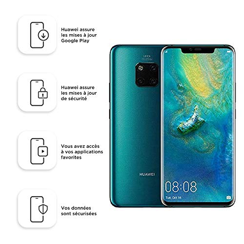 Huawei Mate 20 Pro 16,2 cm (6.39') 6 GB 128 GB Ranura híbrida Dual SIM 4G Verde 4200 mAh - Smartphone (16,2 cm (6.39'), 6 GB, 128 GB, 40 MP, Android 9.0, Verde)