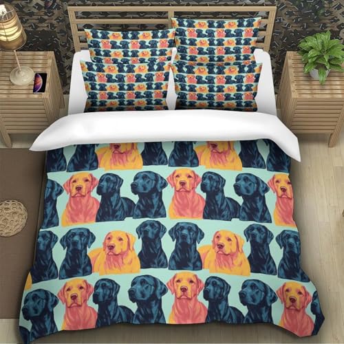 Parure de lit king 3D microfibre de qualité supérieure ultra douce - 5