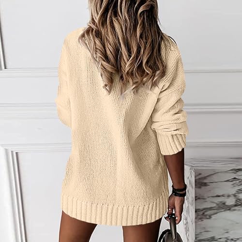 Fall Sweaters for Women V Neck Long Sleeve Lightweight Tunic Sweaters - image 2