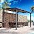 Aoxun 8' x 10' Gazebo for Patio, Gazebo Pergola with Sloped Roof, Large Wall-Mounted Heavy Duty Awnings, for Patio, Backyard, Deck