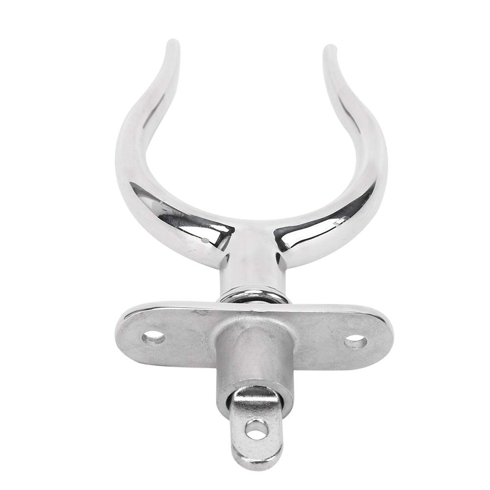Qqmora Horquilla de Remo Acero Inoxidable para Barco de Remos Yate Marino