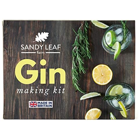Sandy Leaf Farms Gin Making Kit - Make Your Own Gin Kit for Adults - Gin Gifts for Men and Women Cover