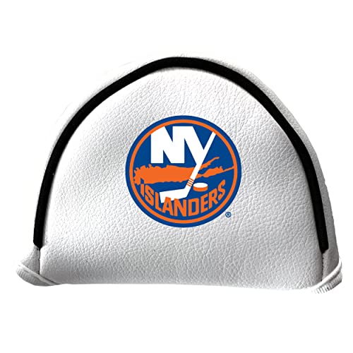 Team Golf NHL Putter Cover - Mallet White, Fits Most Mallet Putters, Easily Slips on and Secures with Velcro Closure
