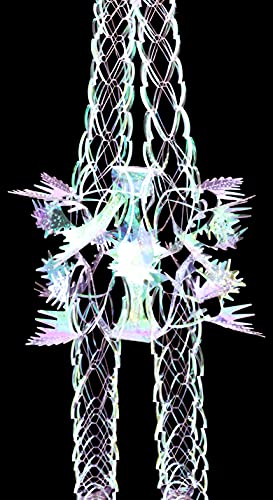 Christmas Concepts® 9ft x 1ft Large Square Foil Garland Festive Hanging Decoration - Christmas Trimming (Iridescent) - Image 4