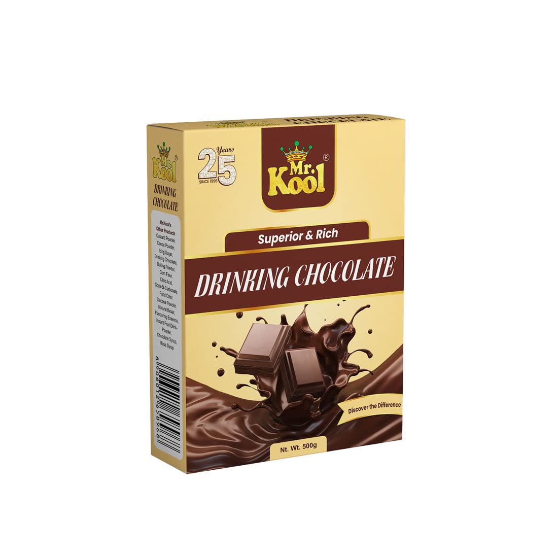 Mr. Kool Drinking Chocolate Powder for Delicious Hot/Cold Chocolate Drink, Healthy Drink for Kids 500 Gm (B09N3XTM2C) Amazon Price History, Amazon Price Tracker