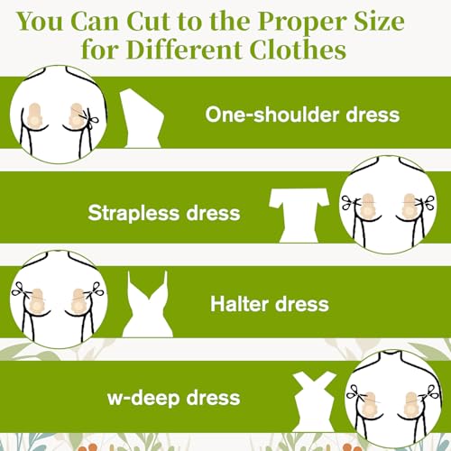 40 Pcs Disposable Pasties Nipple Covers For Women, No-Show Pasties Breast Lift Tape Breathable Nipple Pasties Non-Woven Fabrics Breast Petals Coverings Stickers Beige4
