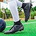 GODLARK Soccer Cleats Mens Womens Turf Soccer Shoes Indoor for Kids Youth Football Cleats Big Boys Small Spikes FG TF Football Boots Training Sneaker (8808 HEI FG_40)