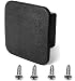 LFPartS 2" Black Trailer Hitch Cover Rubber Tube Plug 2 Inch Insert