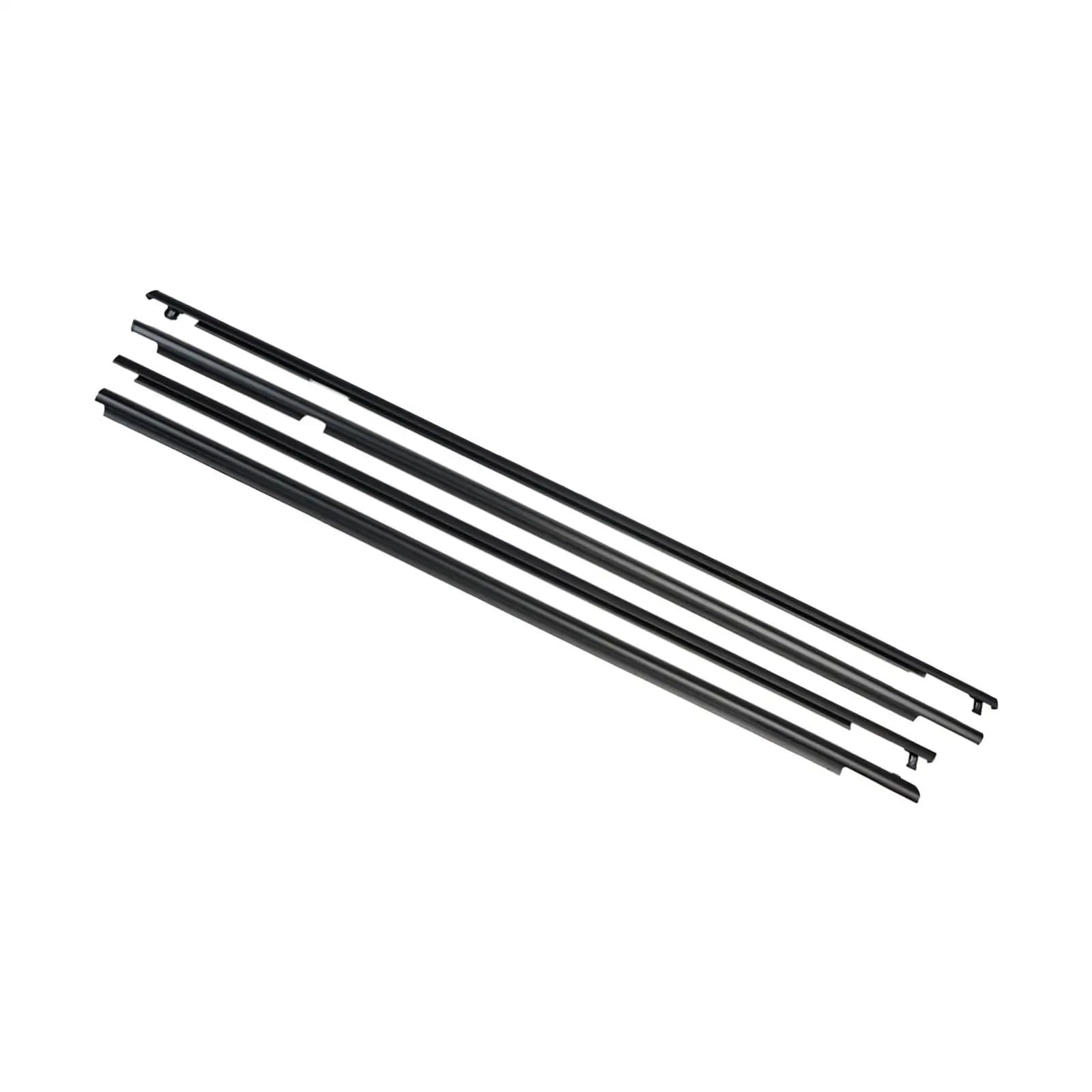Nhabxgds One Color Car Door Protectors Fit For Rav4 2006-2008 4Pcs Weatherstrip Window Seal 7572042030 Fittings Automobile Durable Moulding Trim Seal Belt Seal Strip
