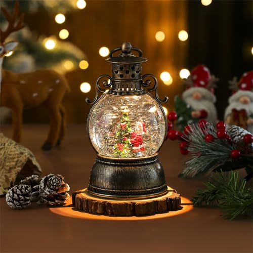 Figurine de Père Noël musicale lumineuse, le cadeau déco de vacances idéal