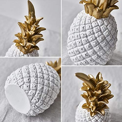 BSTCAR Pineapple Decoration, Nordic Modern Decor Resin Pineapple Ornament Home Bedroom Desktop Decor - Image 4