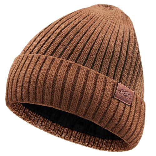 Bonnet XXL pour grandes têtes fini d'avoir serré grand bonnet de ski d'hiver chaud café