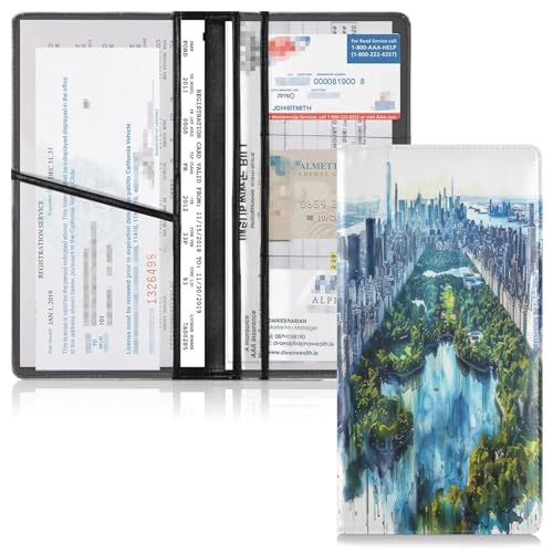 Organizador de Documentos para Auto Cuero miniatura 2
