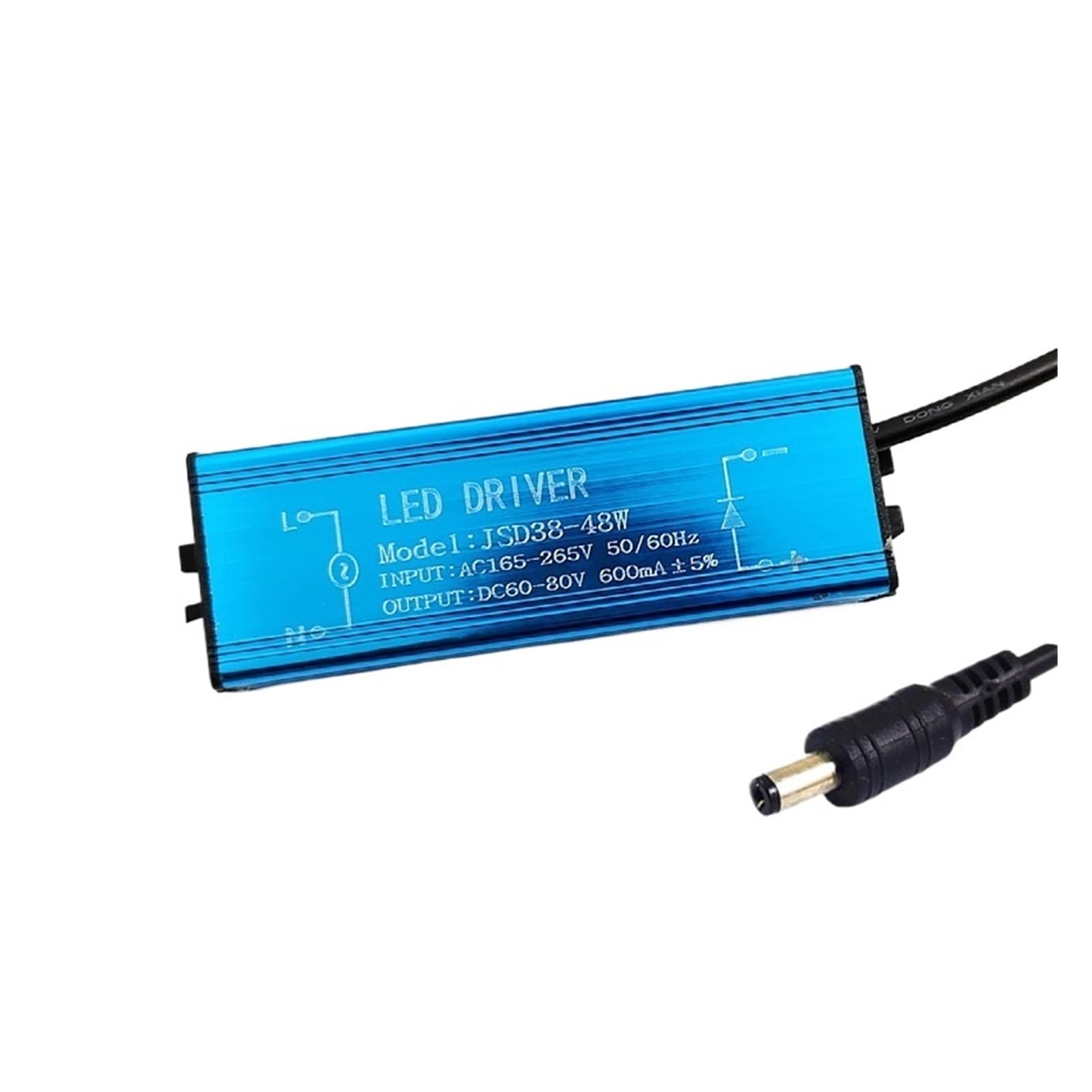 Alimentation LED 38-48W à courant constant ballast étanche anti-scintillement pour lampe
