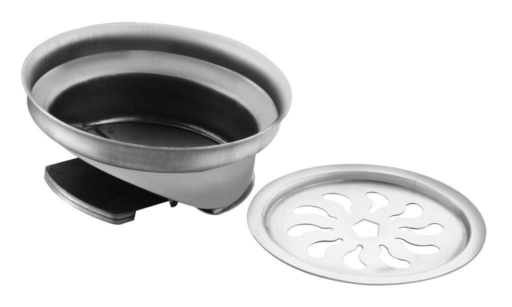 KINIK 304 Stainless Steel Cockroach Trap Bowl for Bathroom Jali/Trap Floor Drain Water Drain Grating(5" Inch) (B09TW4MXLZ) Amazon Price History, Amazon Price Tracker