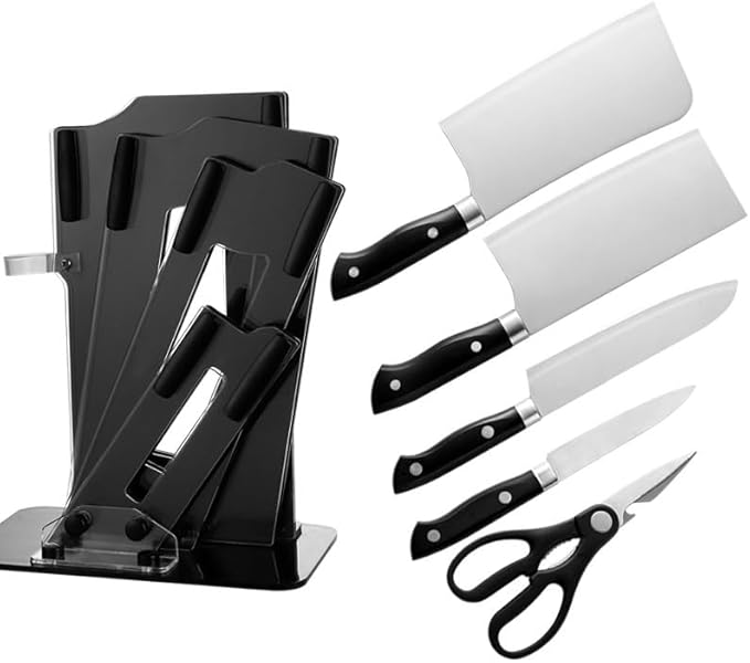 Set Cuchillos Cocina 6 Piezas Acero Inoxidable