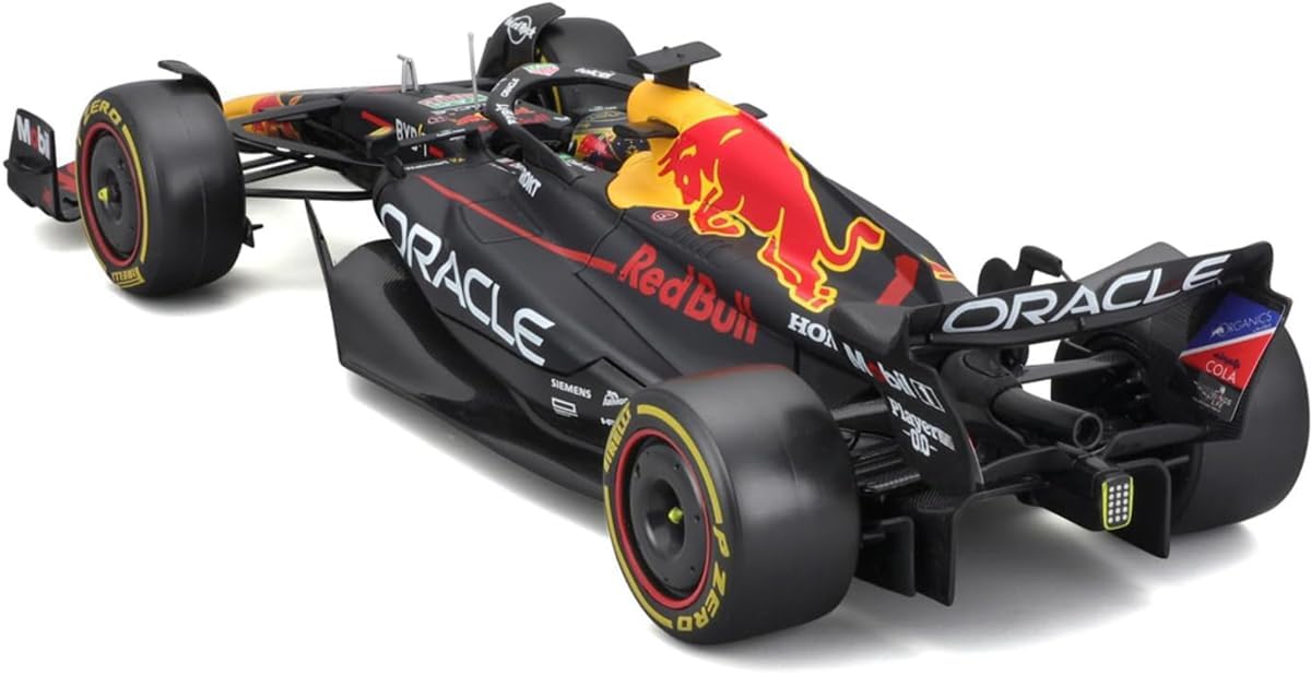 Max Verstappen Red Bull RB19 Formula 1 Model Araba, 1:24 Ölçek, Çok Renkli