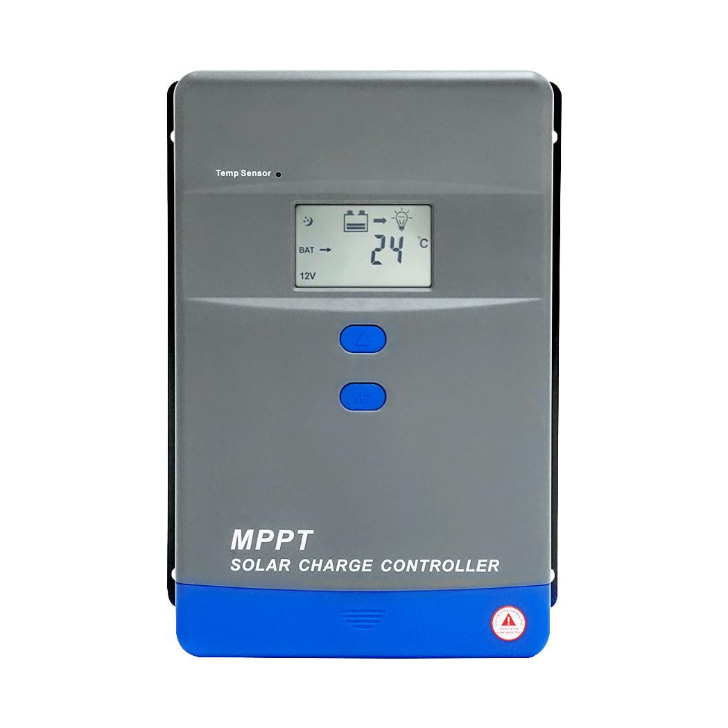 Y&H Regulator ładowania solarnego 100 A MPPT 12 V 24 V 36 V 48 V automatyczny regulator baterii, wyświetlacz LCD, MAX PV panel moc wejściowa 5200 W do ładowania akumulatorów żelowych AGM i
