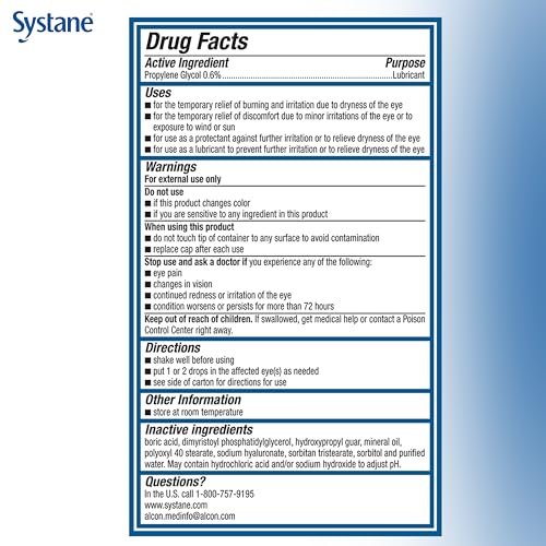 Systane PRO PF Lubricating Eye Drops for Dry Eyes, 0.34 Fl Oz, 2 Pack - image 6