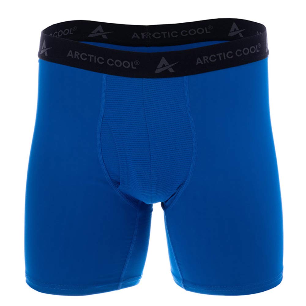 Arctic Cool Men’s Instant Cooling Boxer Brief Performance Tech Breathable Moisture Wicking Tagless Comfortable Athletic Gym Quick Drying Baselayer Underwear