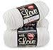 Red Heart E400PK.1001 With With Love 3 Pack, White