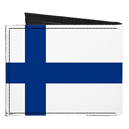 Buckle-Down Canvas Bi-fold Wallet-Finland Flag2