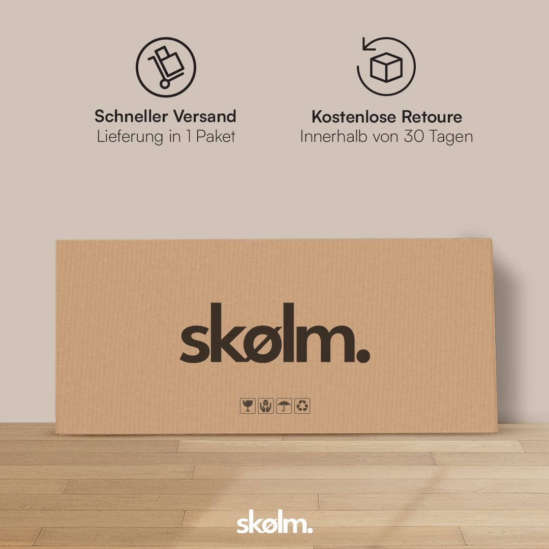 skølm Atria Lowboard aus Metall – TV Schrank in Terrakotta – Fernsehtisch mit 4 verstellbaren Fächern – TV Board 105x38x55 cm (BxTxH) – Sideboard / Fernsehschrank / Wohnzimmerschrank / Metallschrank