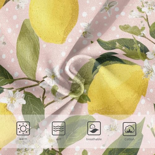 Wusikd Lemons Branches Girls' Underwear Cotton Flowers Girls Briefs Soft Toddler Underwear 2T3