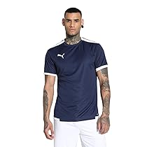 PUMA Uomo Shirt, Peacoat Puma White, L
